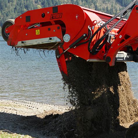 beach cleaning machine skid steer|Skid Steer Beach Cleaner Attachment .